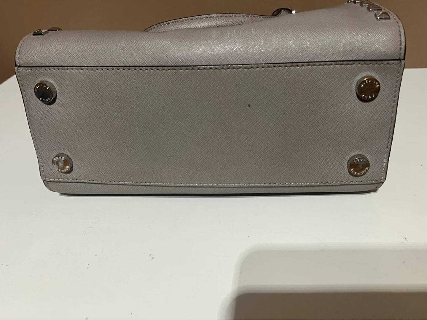 Michael Kors Studded Satchel Handbag - Grey - photo 5