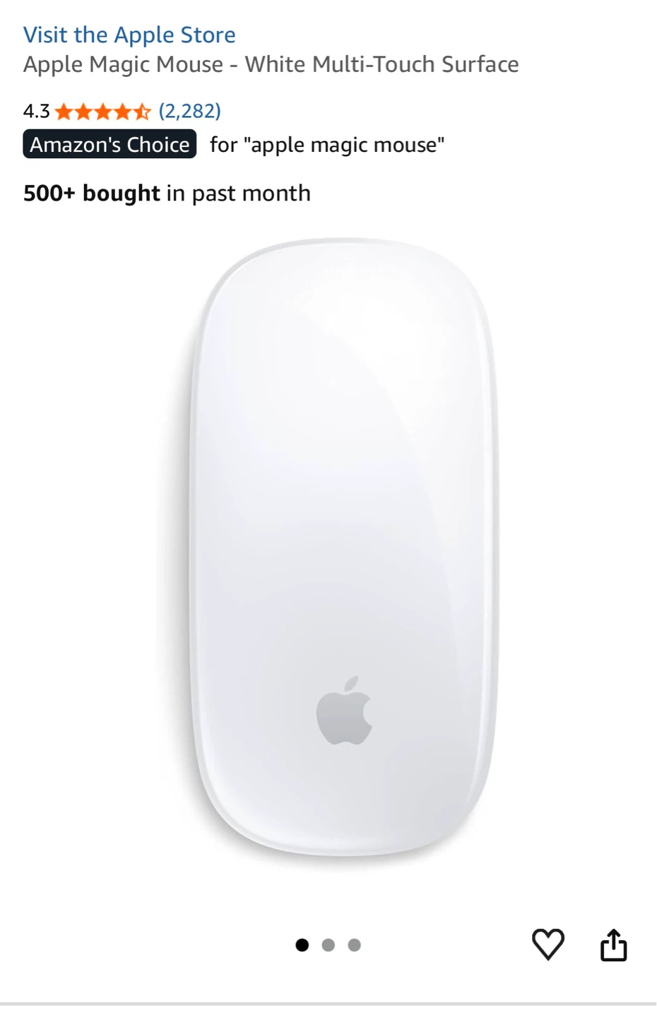 New Apple Magic Mouse A2013 USB-C Charging Cable