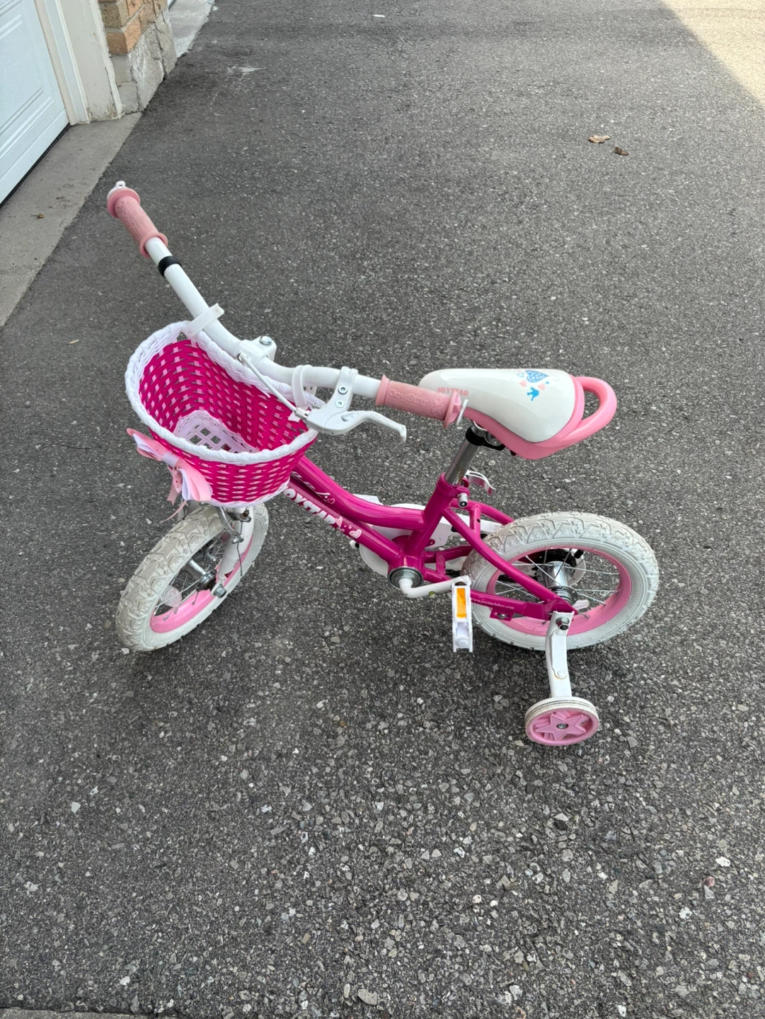 Kids Pink Bicycle with Basket - photo 2