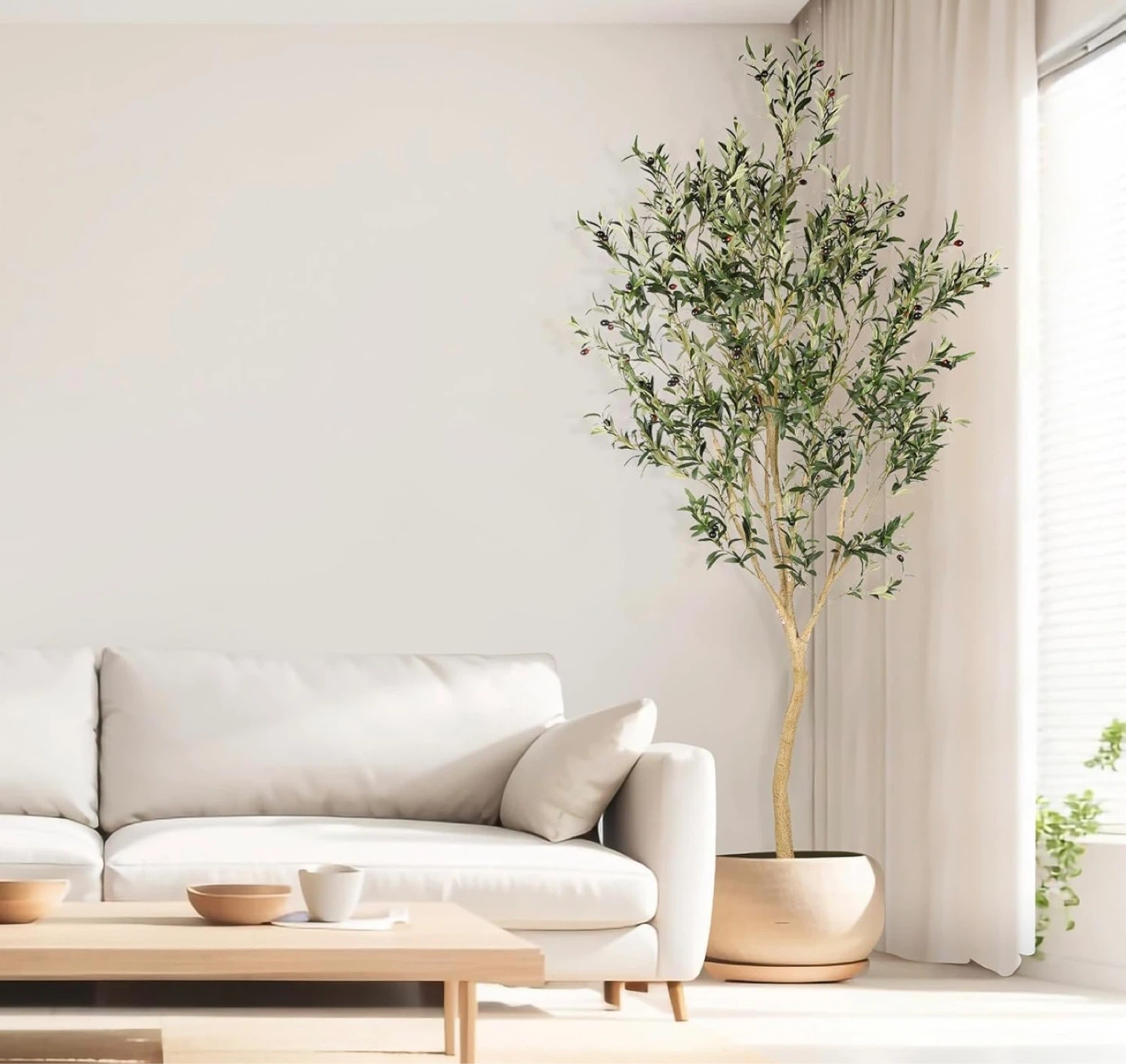 Artificial Olive Tree 8ft - photo 2