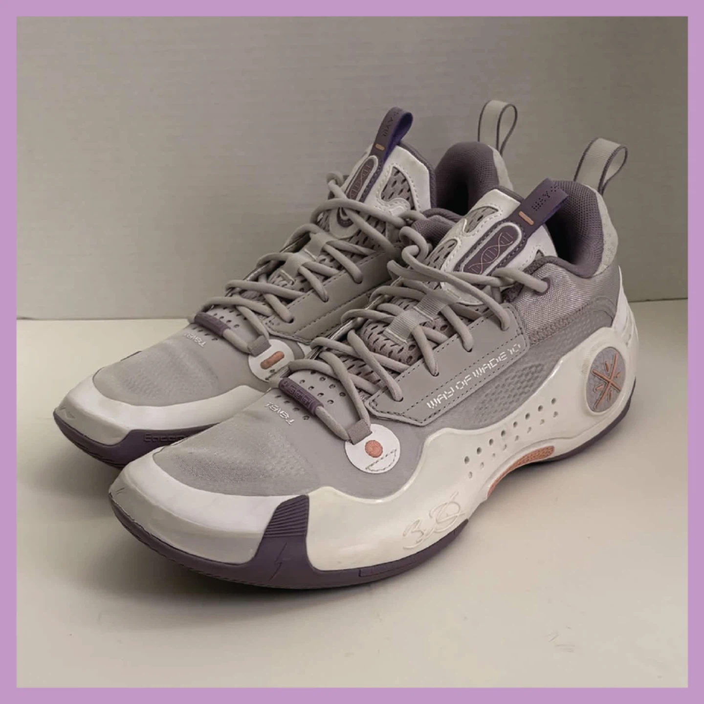 Mens Way of Wade 10 Lavender Size 10