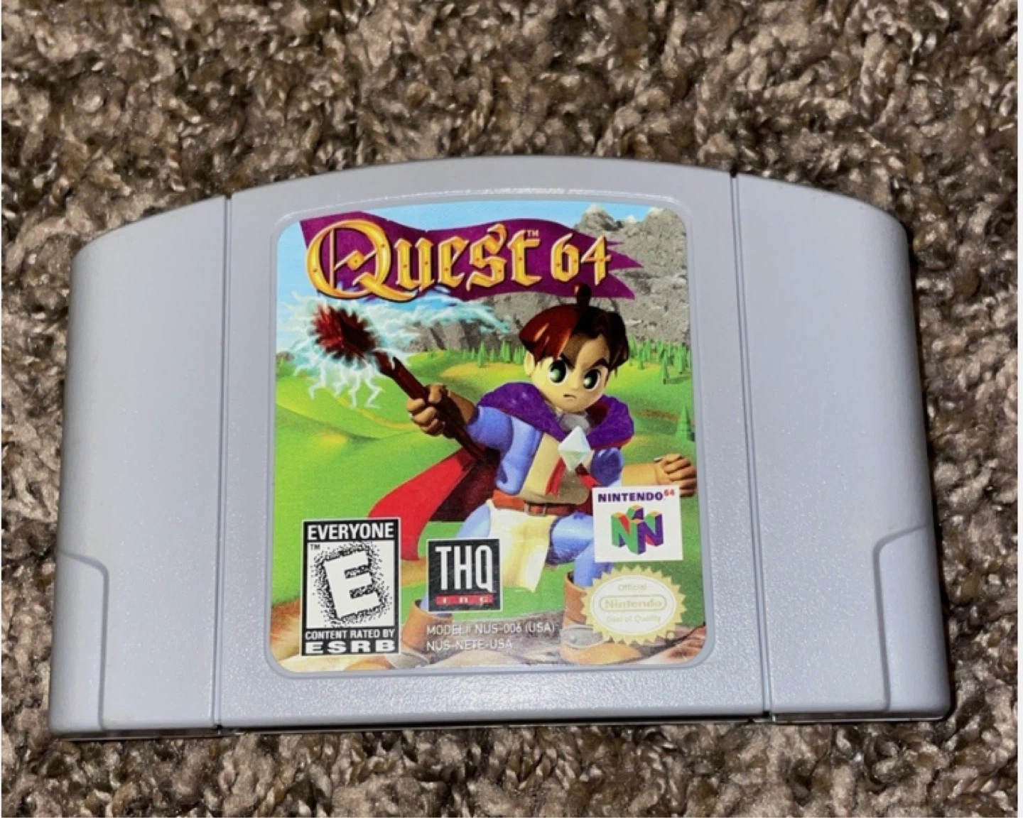 Quest 64 Nintendo 64 Game Cartridge
