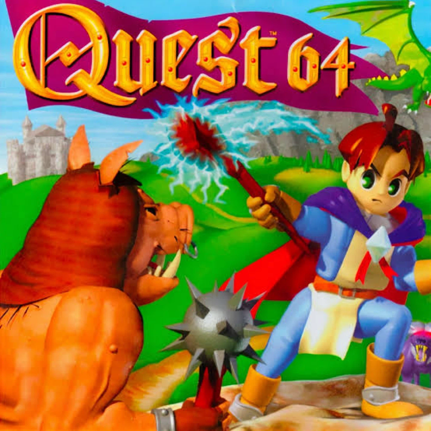 Quest 64 Nintendo 64 Game Cartridge - photo 5