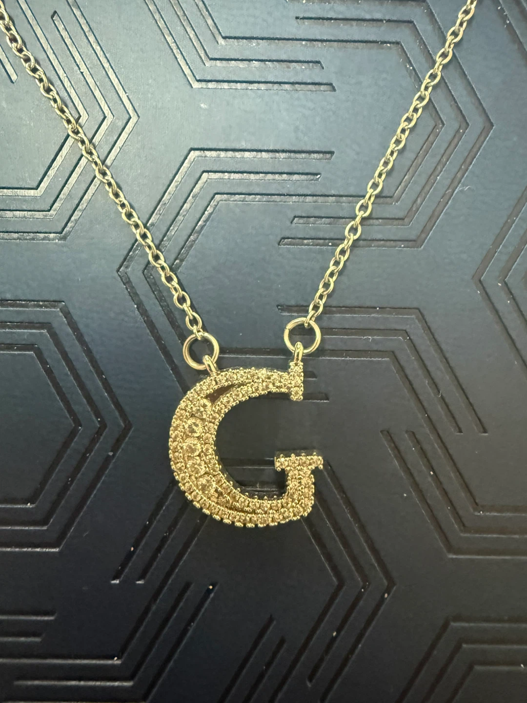 Stainless steel Letter G Pendant Necklace - photo 2