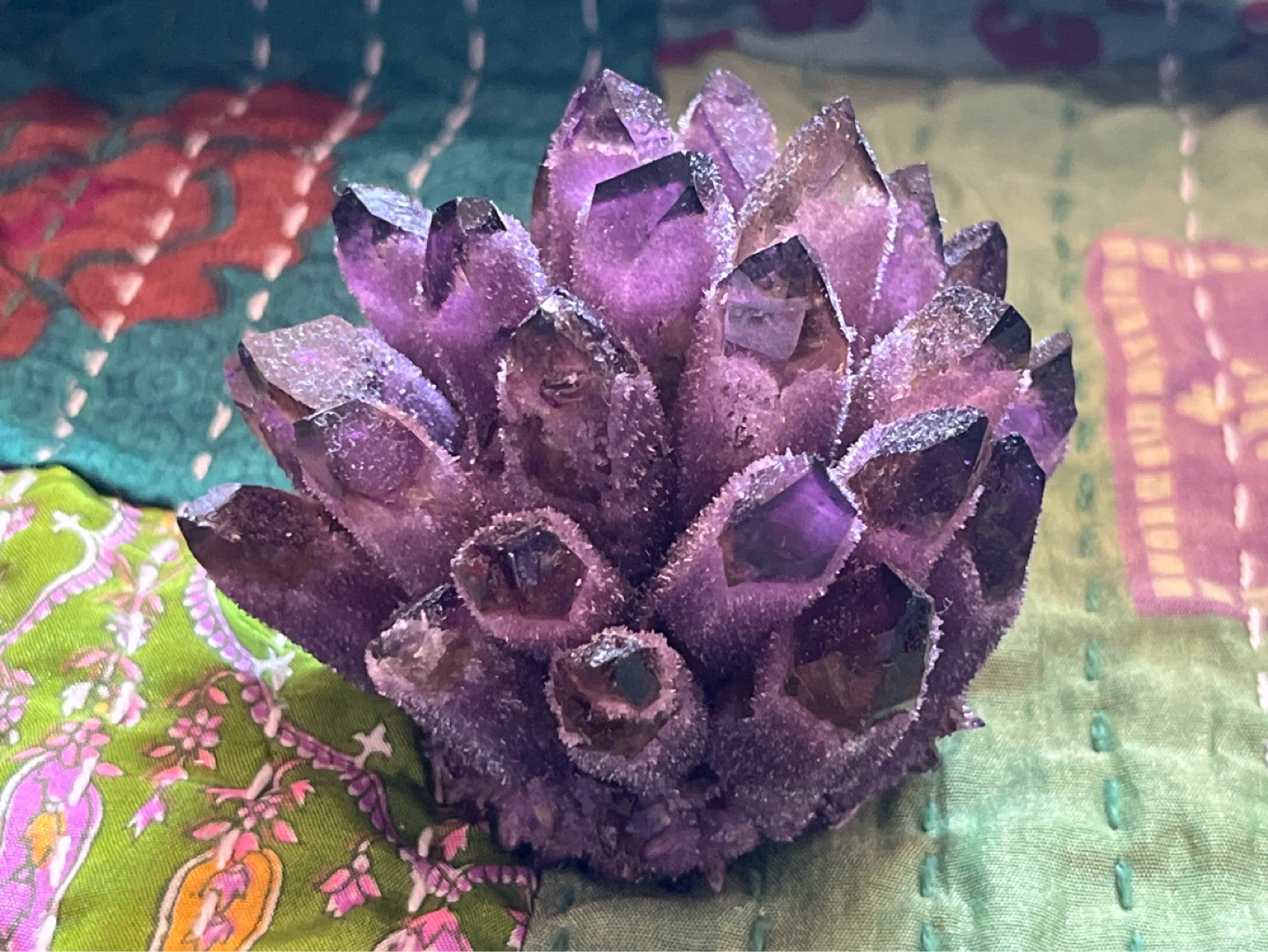 Purple Amethyst Crystal Cluster