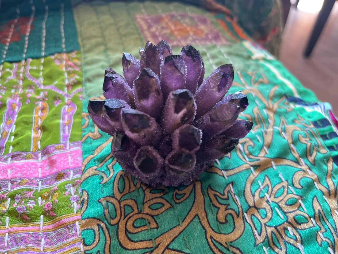 Purple Amethyst Crystal Cluster - photo 2