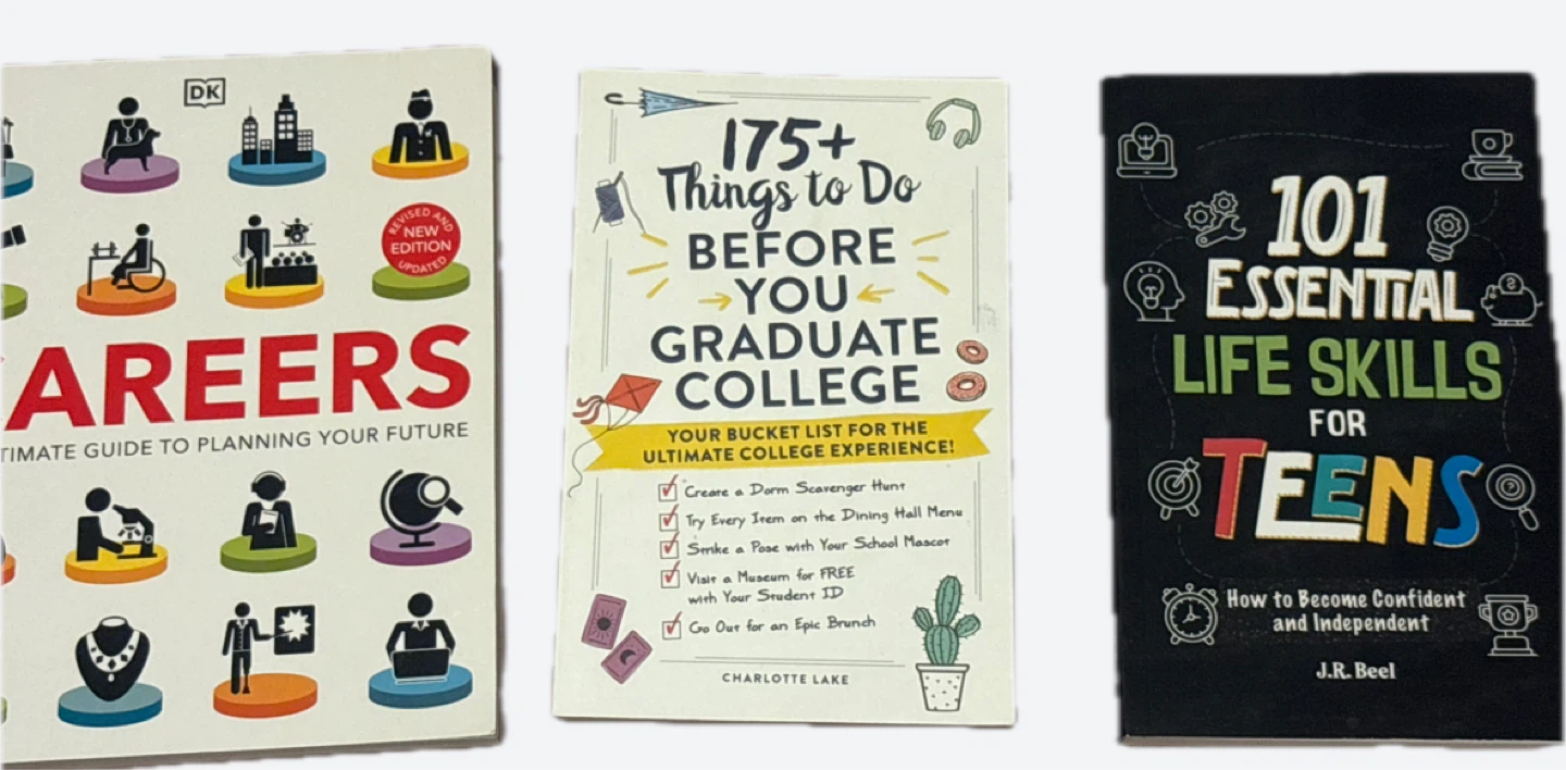 DK Careers Book & 2 Teen Life Skills Books