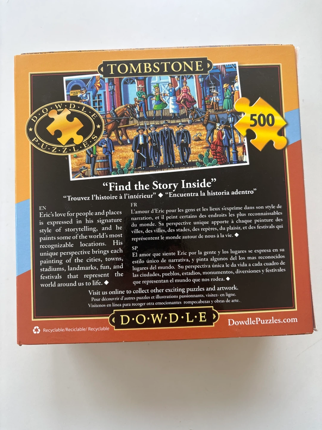 Dowdle Tombstone 500 Piece Jigsaw Puzzle - photo 2