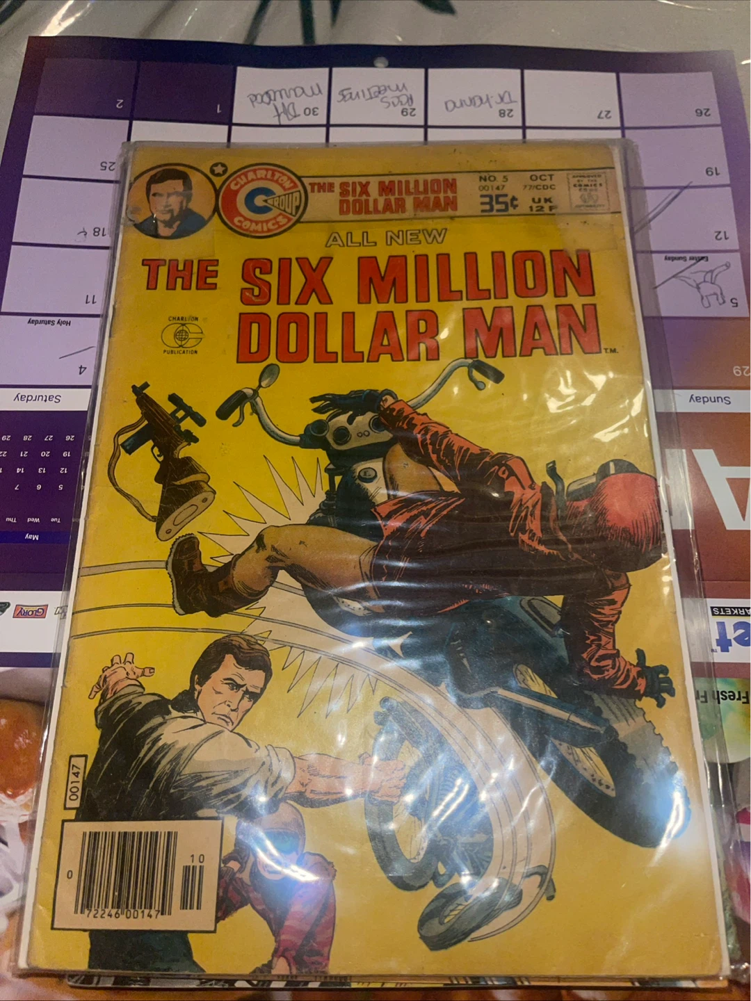 The Six Million Dollar Man Comic Book #5