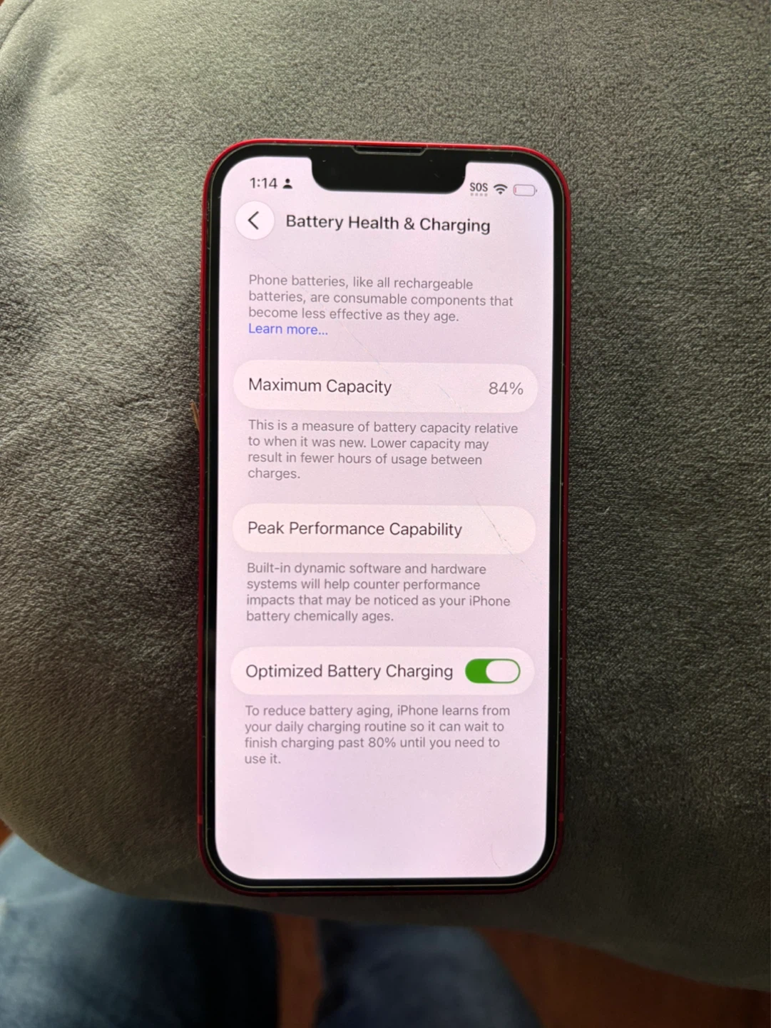Apple iPhone 13 mini 128GB Unlocked red excellent condition - photo 3