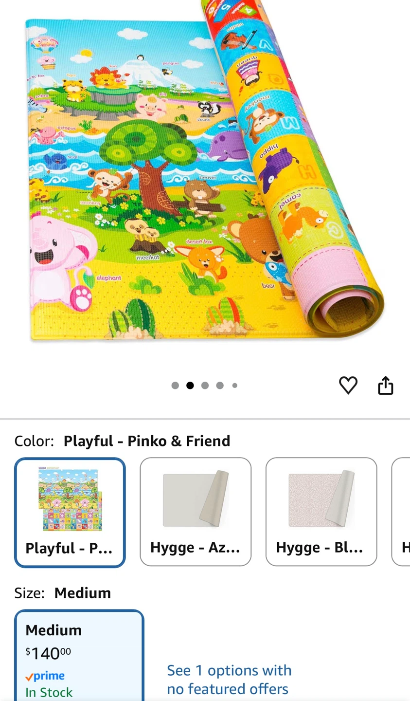 Baby Care Playful - Pinko & Friends Medium Play Mat - photo 3
