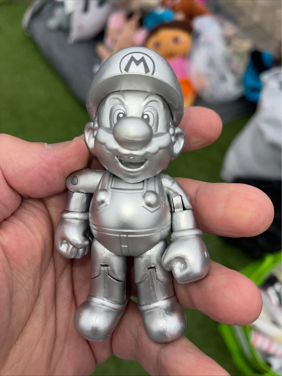Silver Mario Action Figure