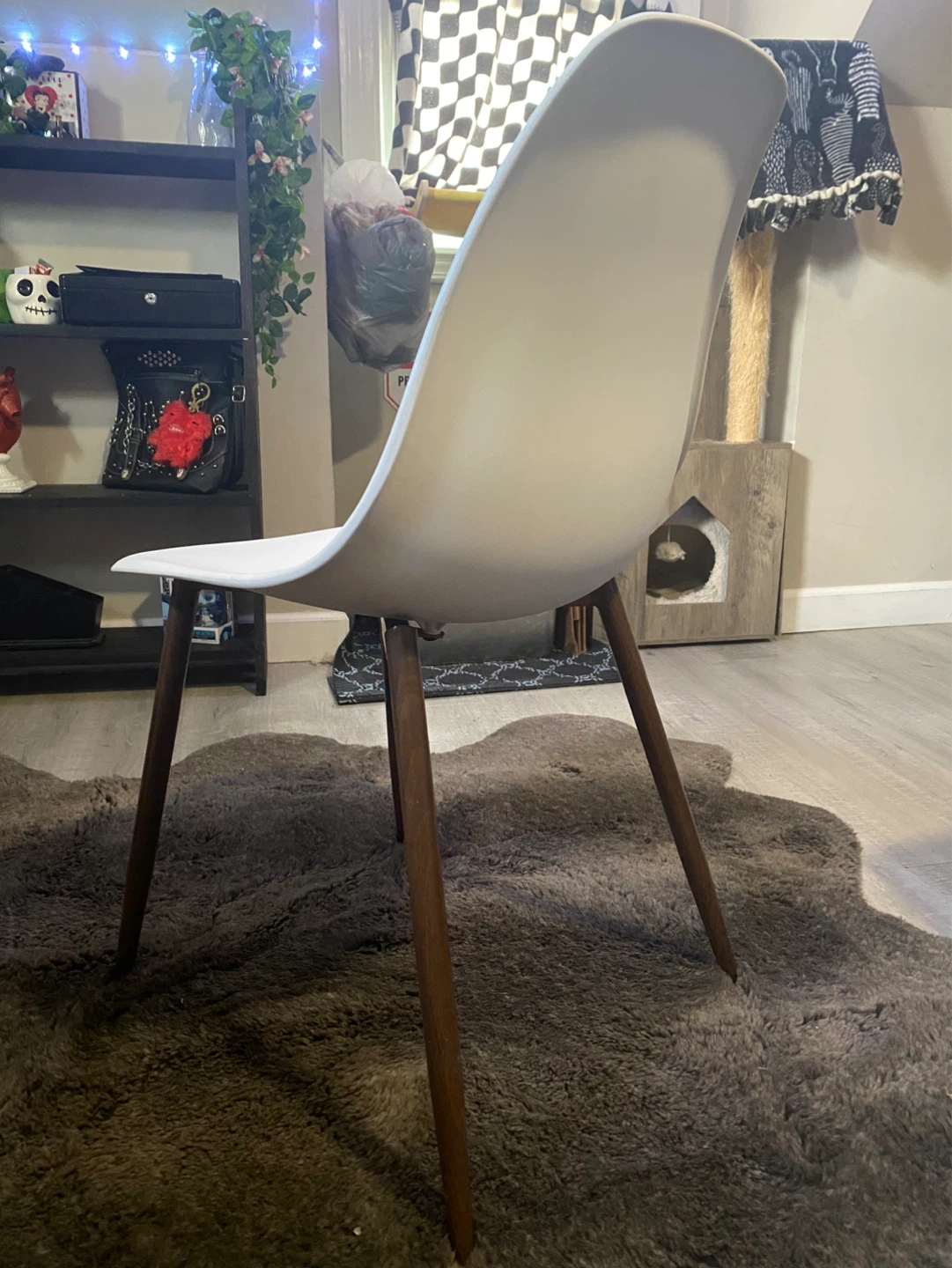 Desk plastic and metal chair - photo 2