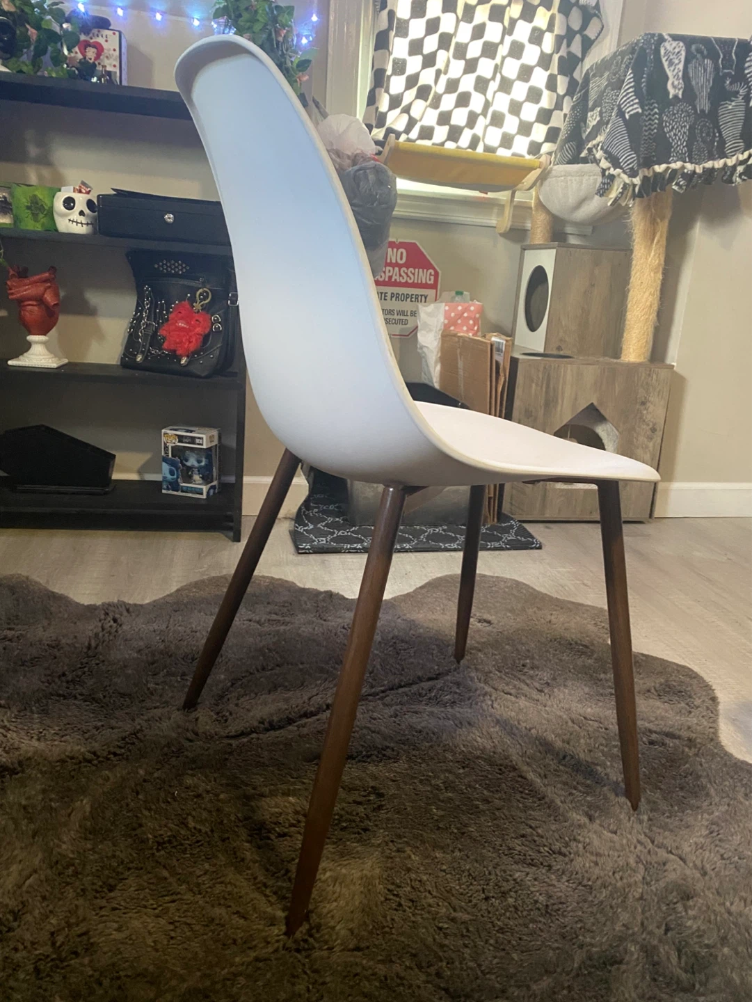Desk plastic and metal chair - photo 3