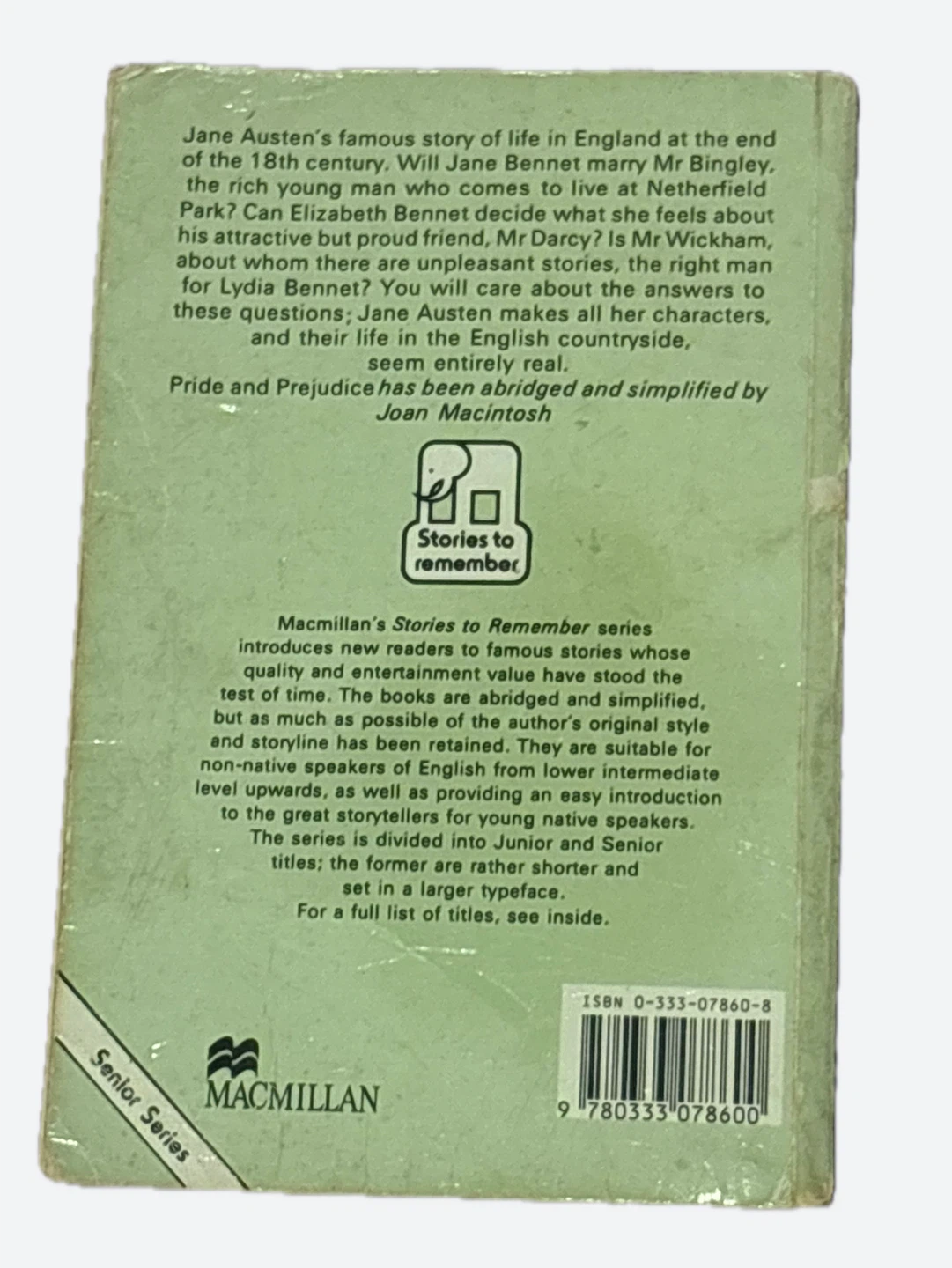Pride and Prejudice Stories to Remember Book - photo 2