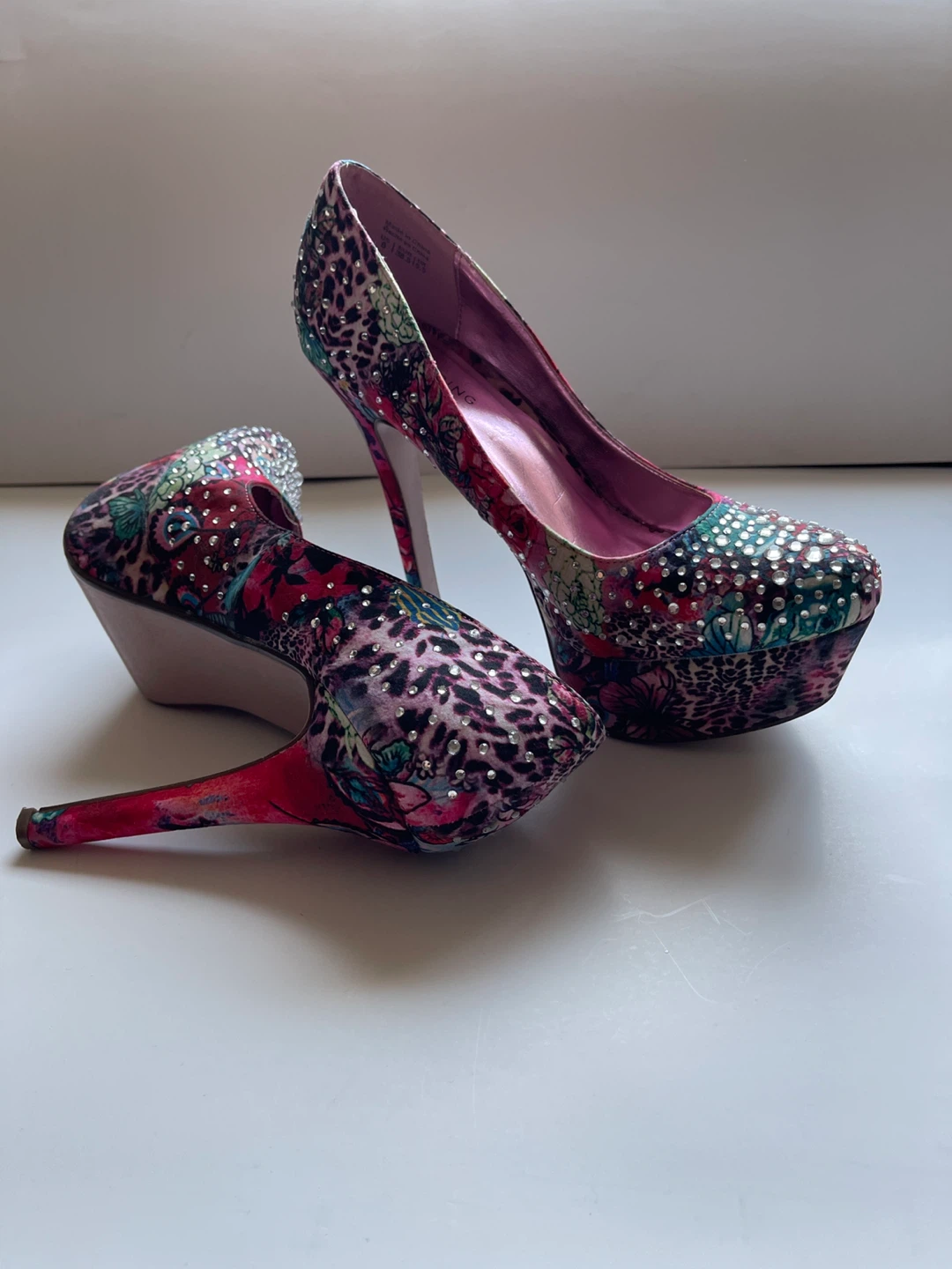 Women's Embellished Platform Heels