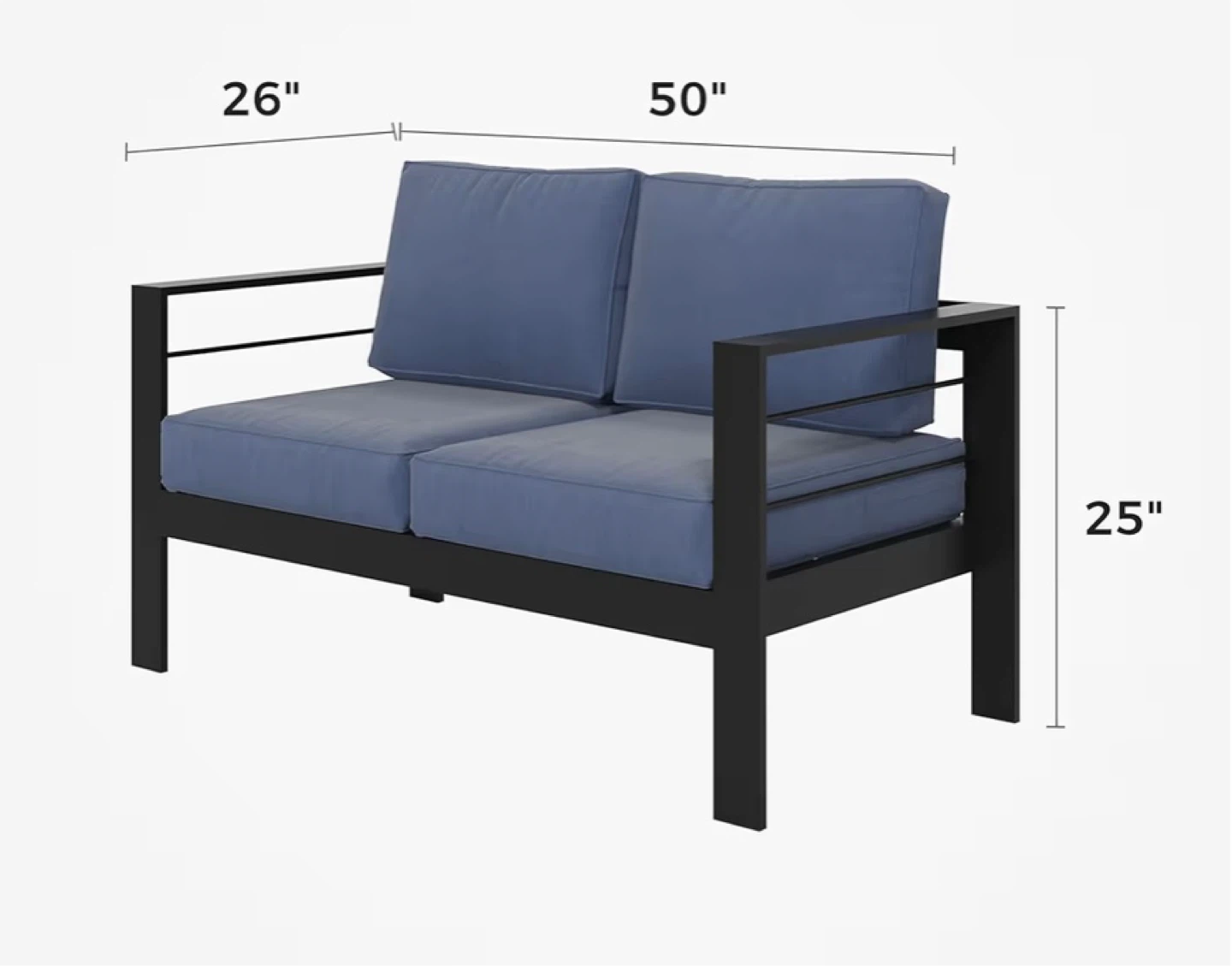 Wisteria Lane Outdoor Loveseat - photo 2