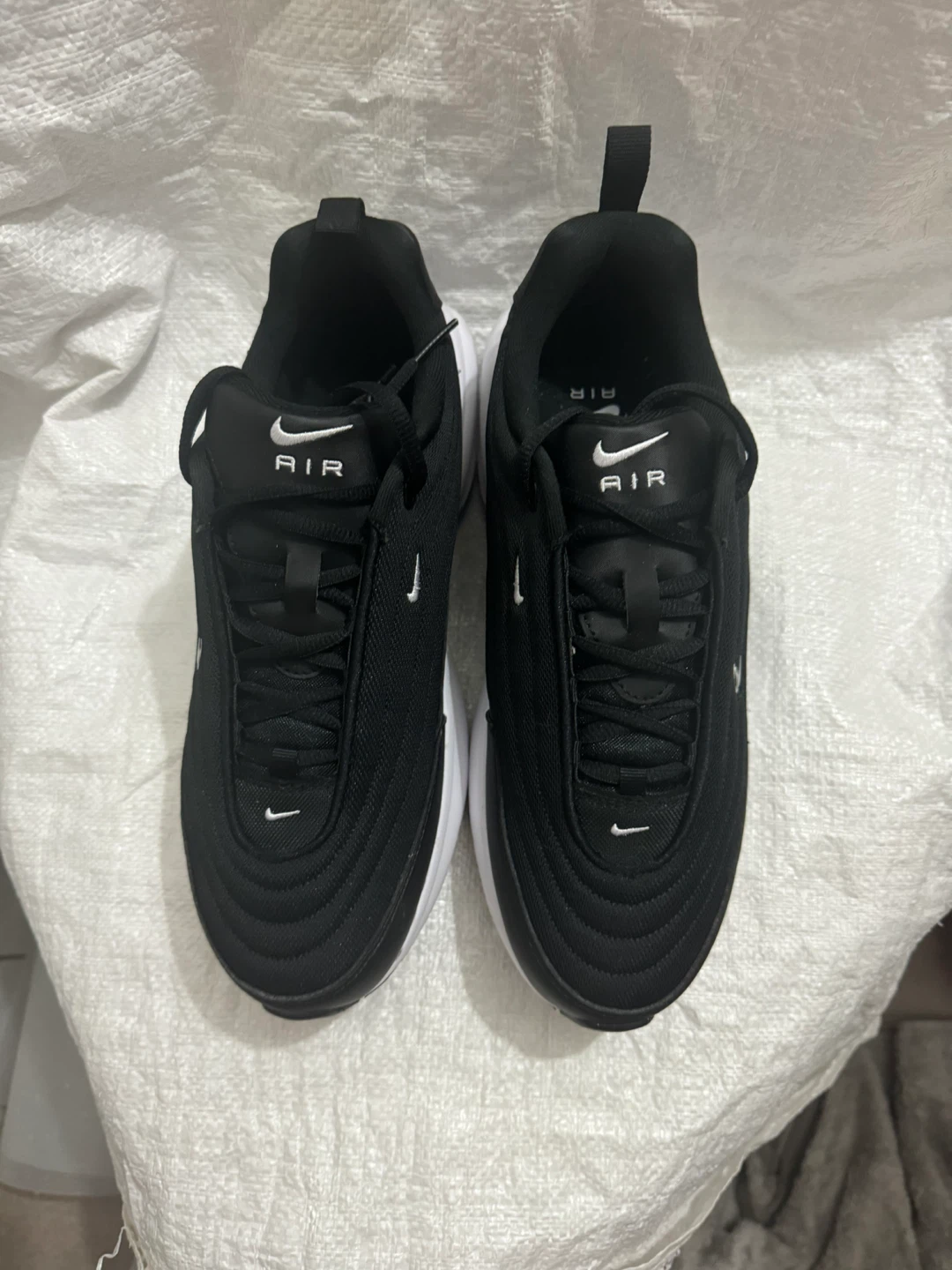 Nike Air Max Men's Running Shoes Black White Size 10