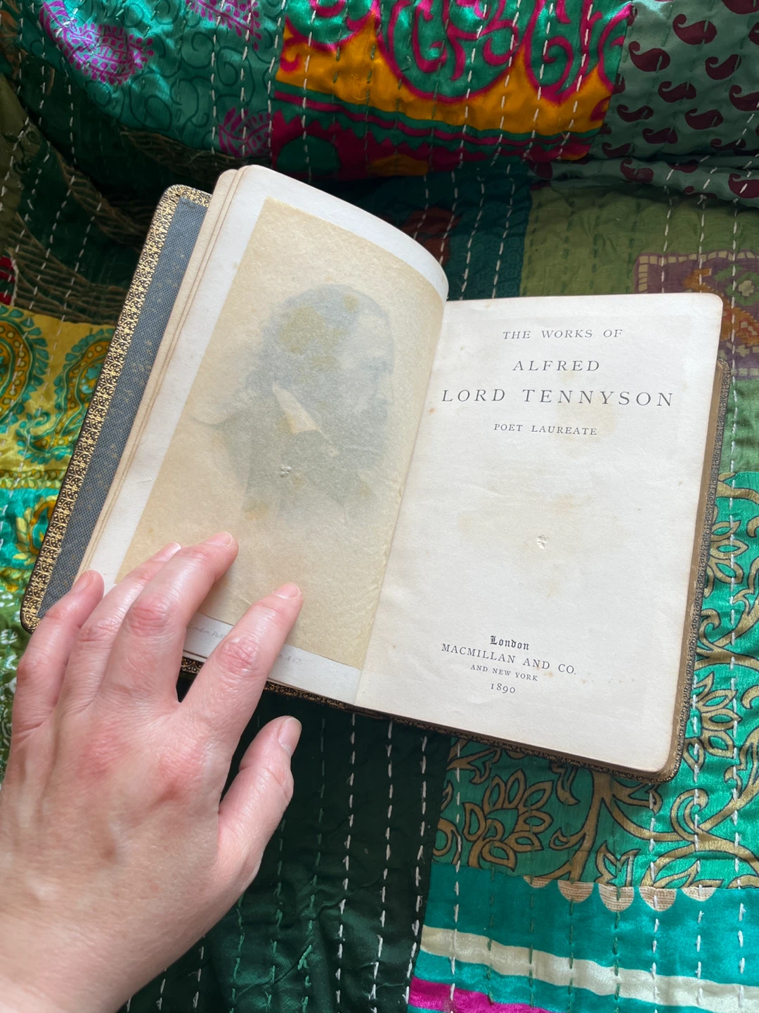 TENNYSON ORIGINAL COPY DATED 1890 - photo 5