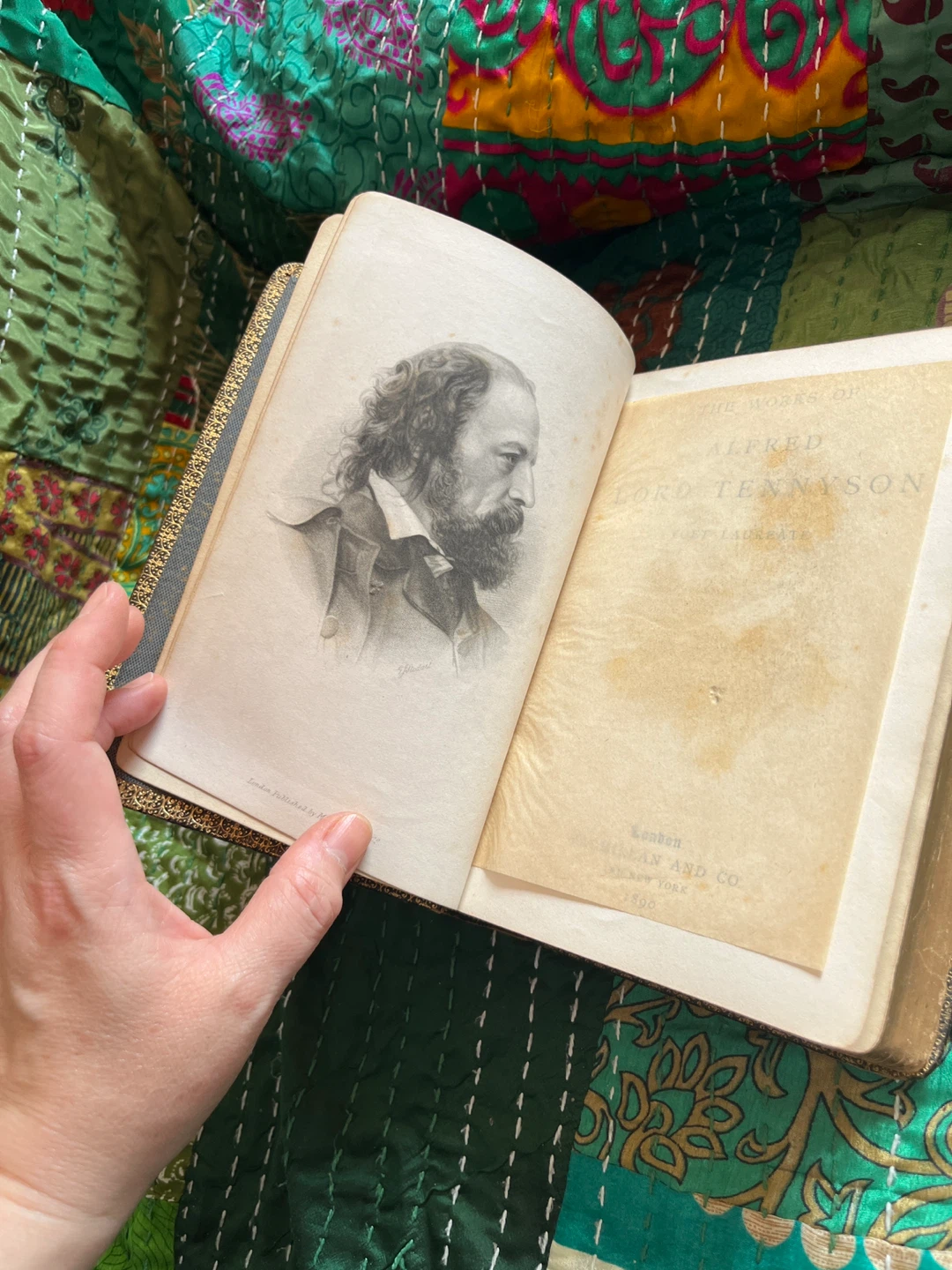 TENNYSON ORIGINAL COPY DATED 1890 - photo 4