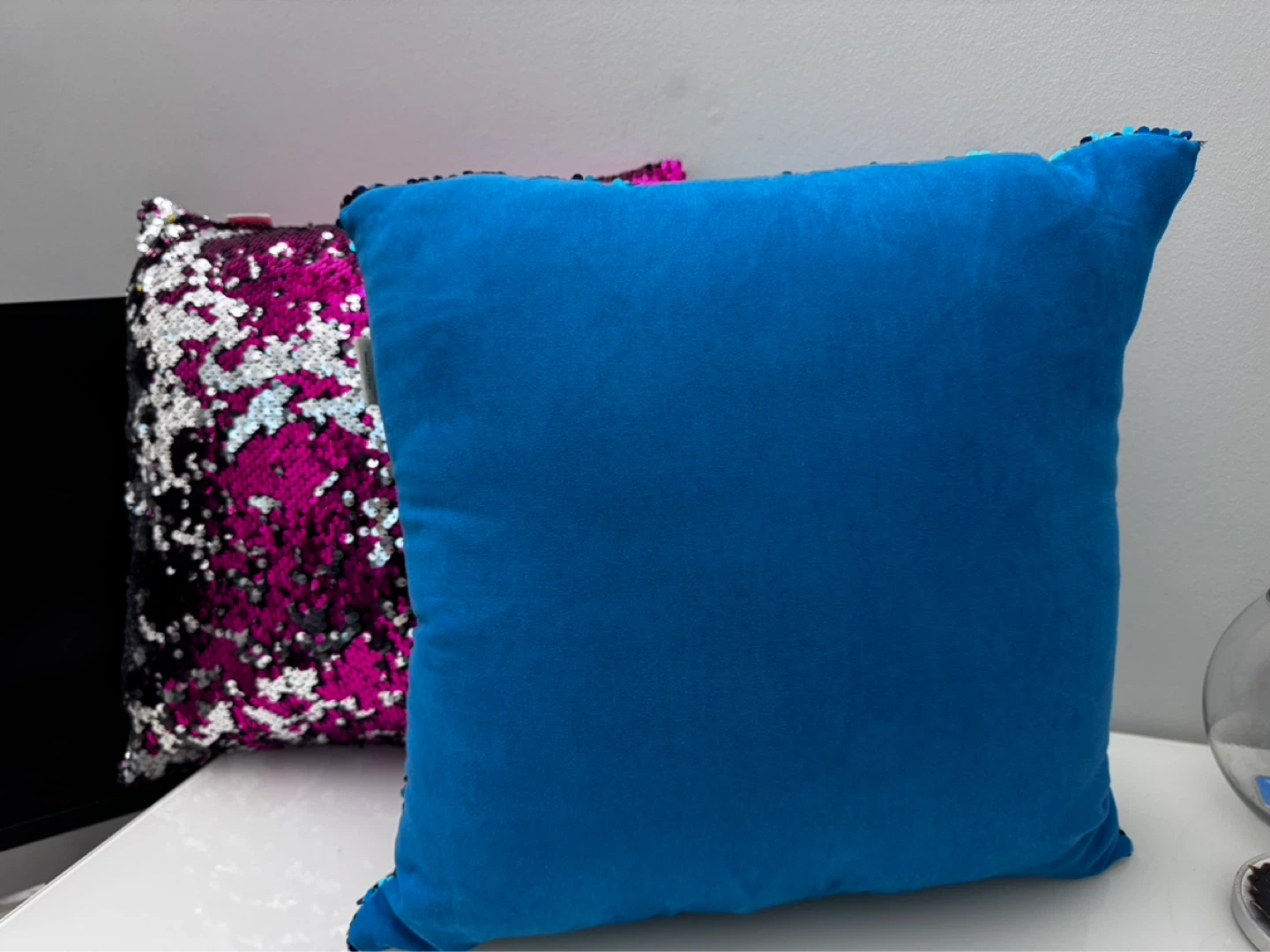 Mermaid Sequin Pillows (Set of 2) - photo 3