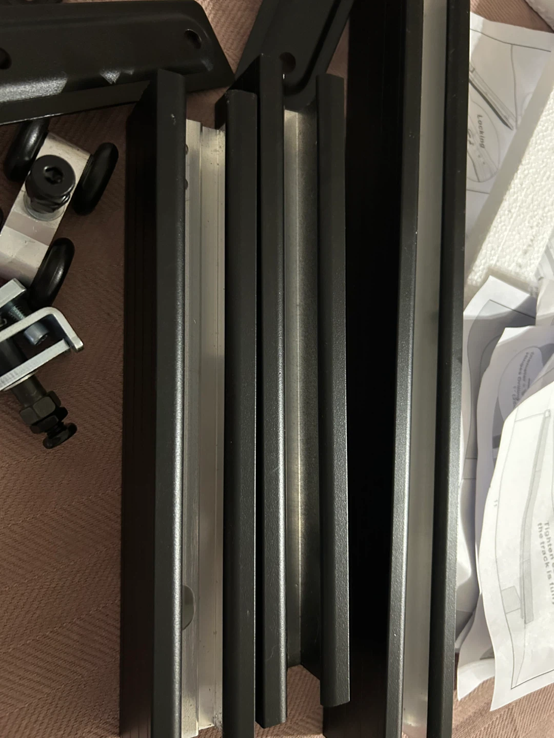 New-Black Sliding Barn Door Hardware Kit - photo 4