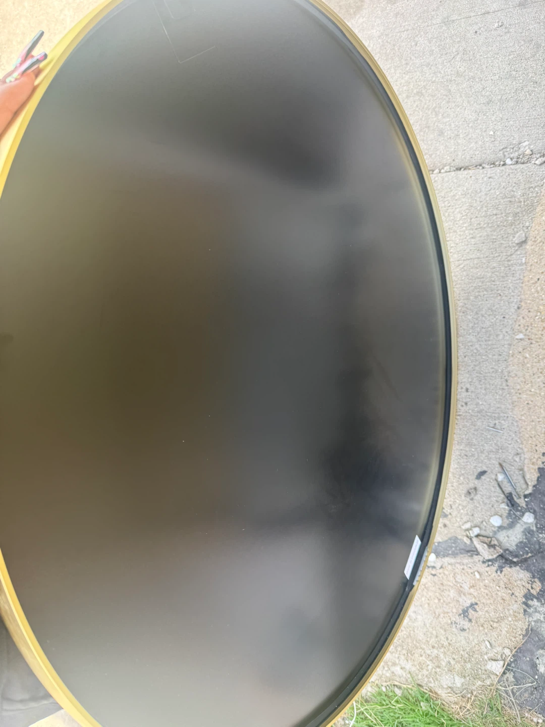 Gold Round Wall Mirror - photo 4
