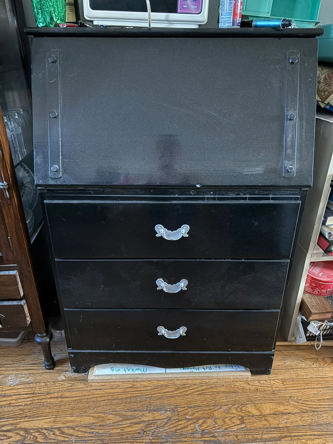 Black Secretary Desk
