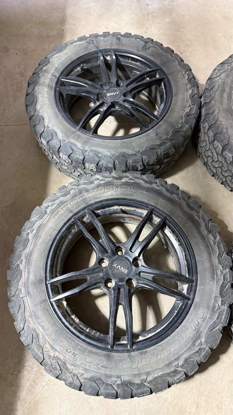 17” ENVY Alloy Rims 5x114.3 + Spline Lug Nuts (12x1.5) - photo 2