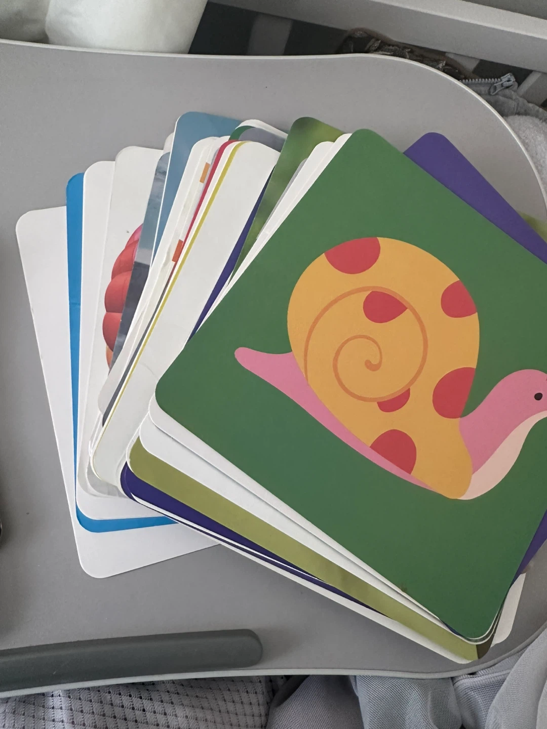 Set of Illustrated Flashcards for Kids