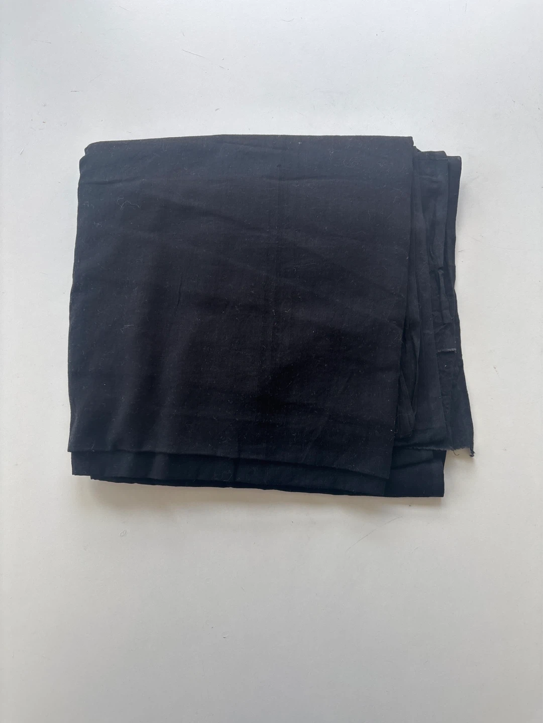 100% cotton Black Fabric/ padre 2.5 meter/44”