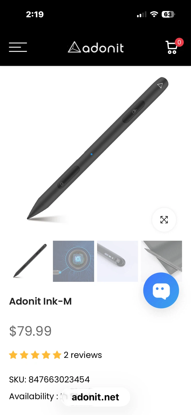 Adonit Ink - M Dual-Function Mouse Stylus for Microsoft Surface