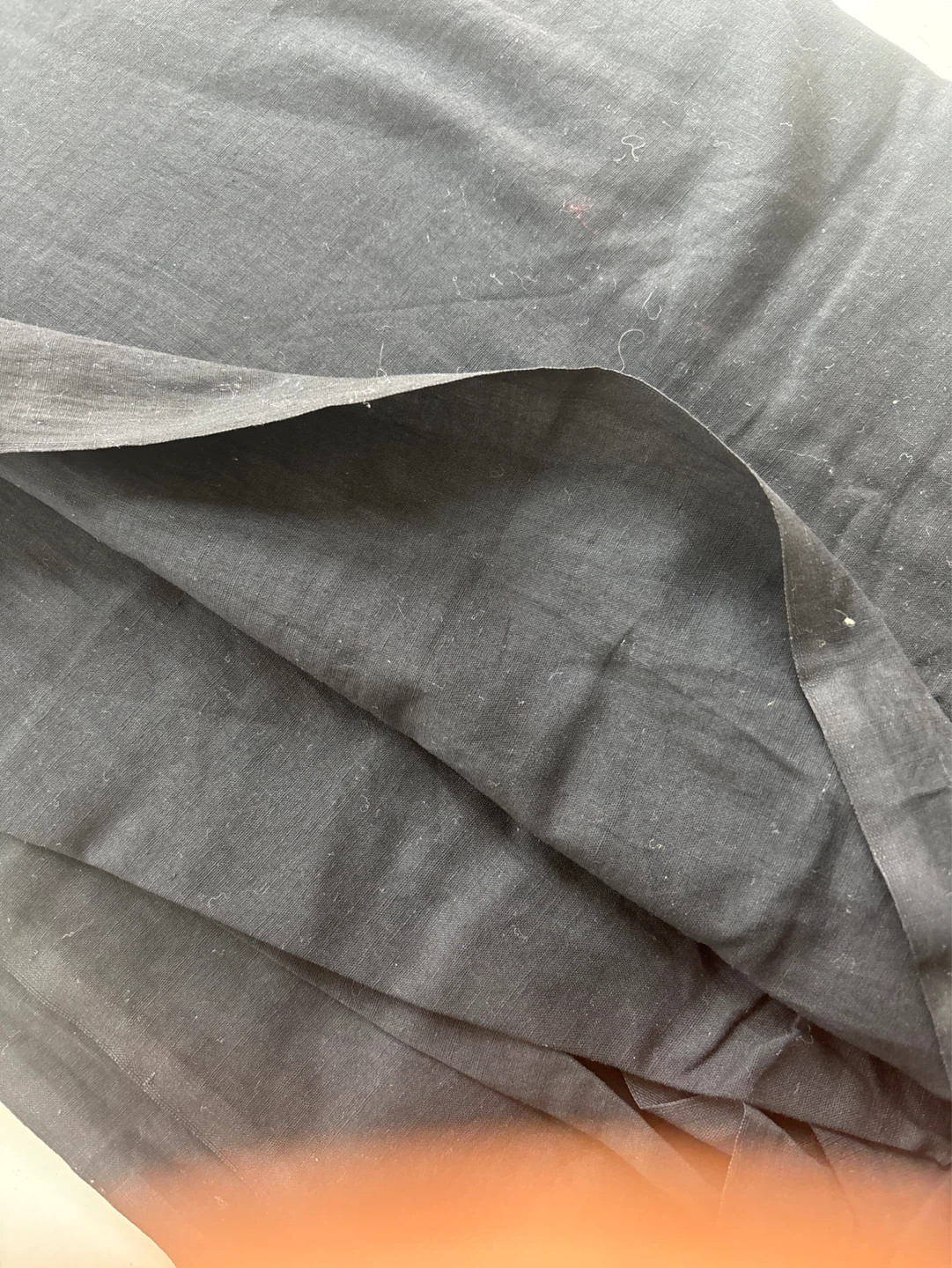 100% cotton Black Fabric/ padre 2.5 meter/44” - photo 4