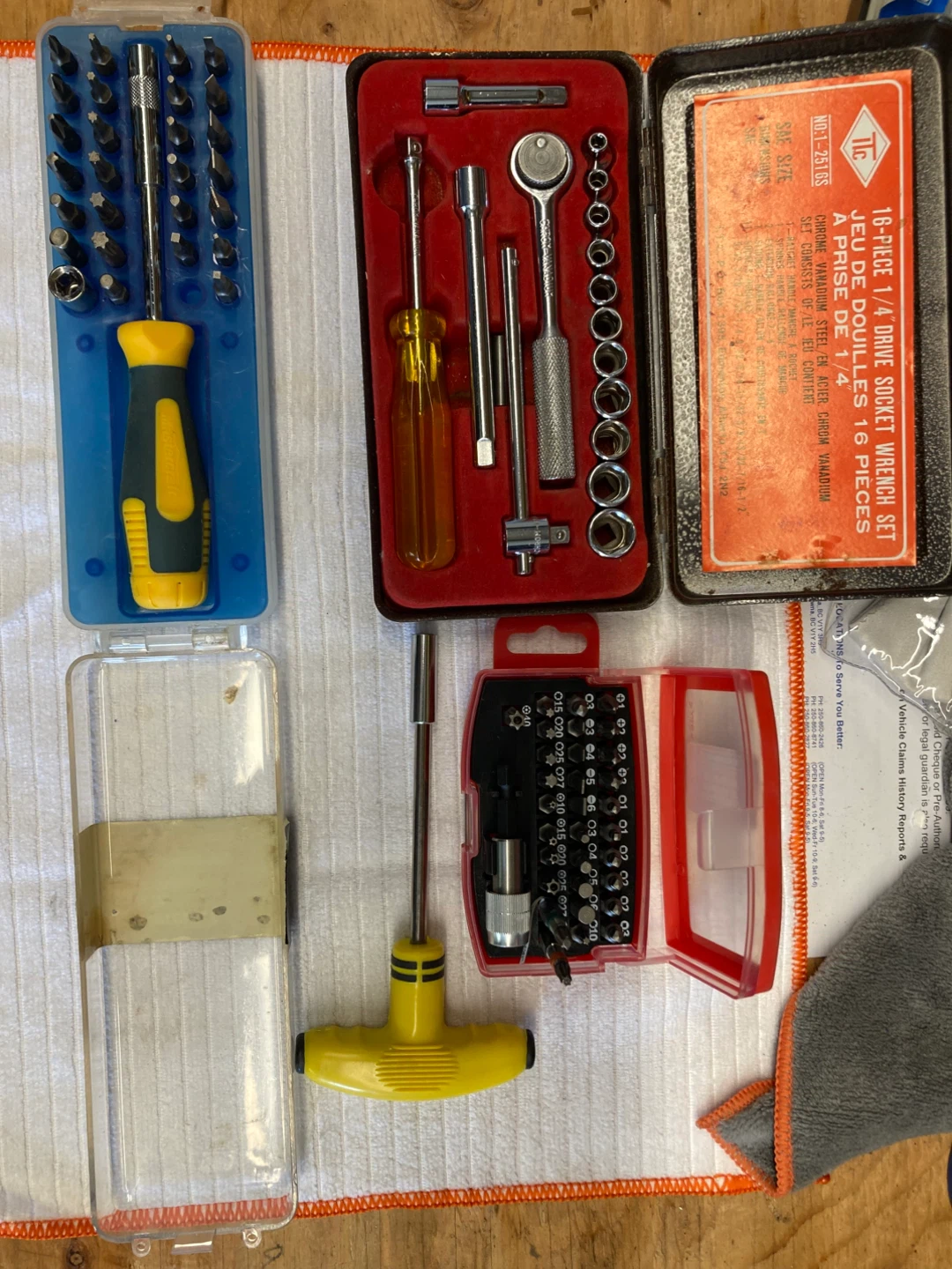Screwdriver bit /torx sets