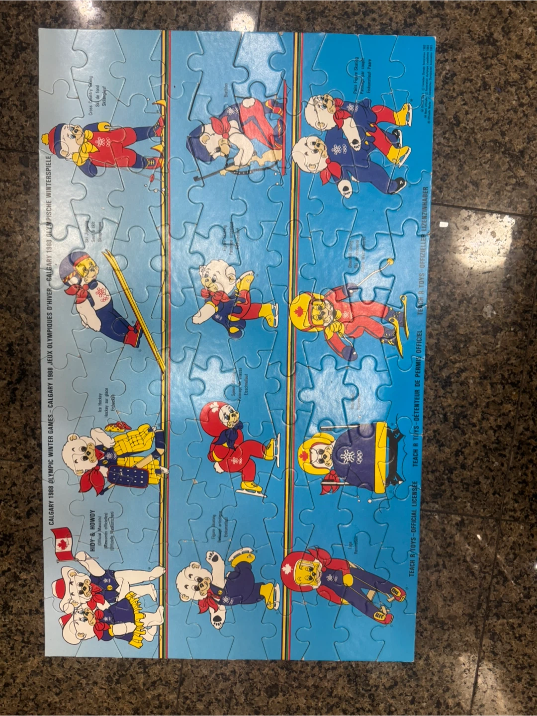 VINTAGE Calgary 1988 Official Olympic Jigsaw Puzzle 🌱 - photo 2