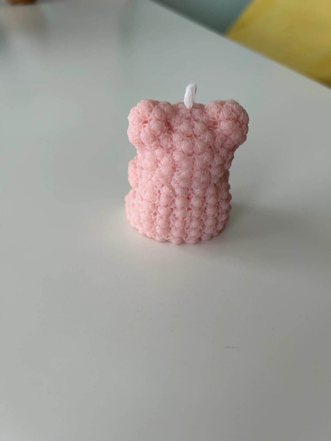 New Pink Teddy Bear Candle - photo 3