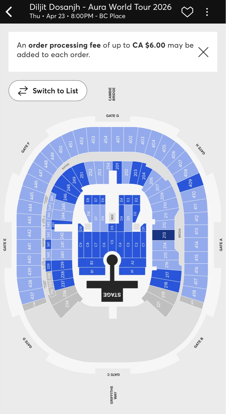 Diljit tonight - MAKE OFFER! Sec 203, AA103 - photo 2