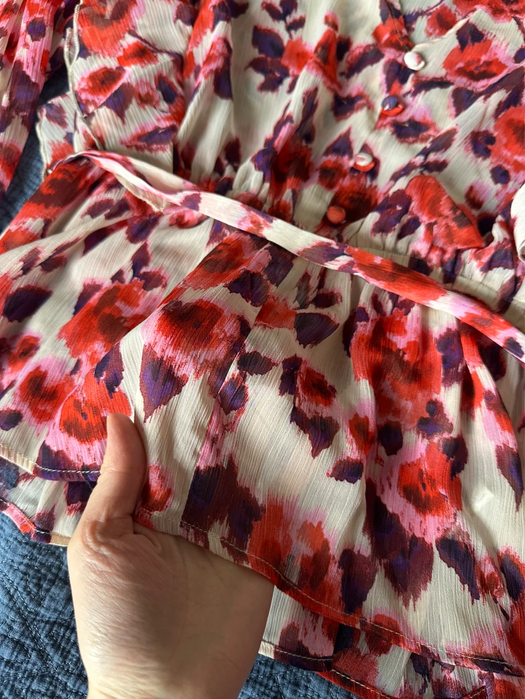 Floral Print Blouse - photo 4
