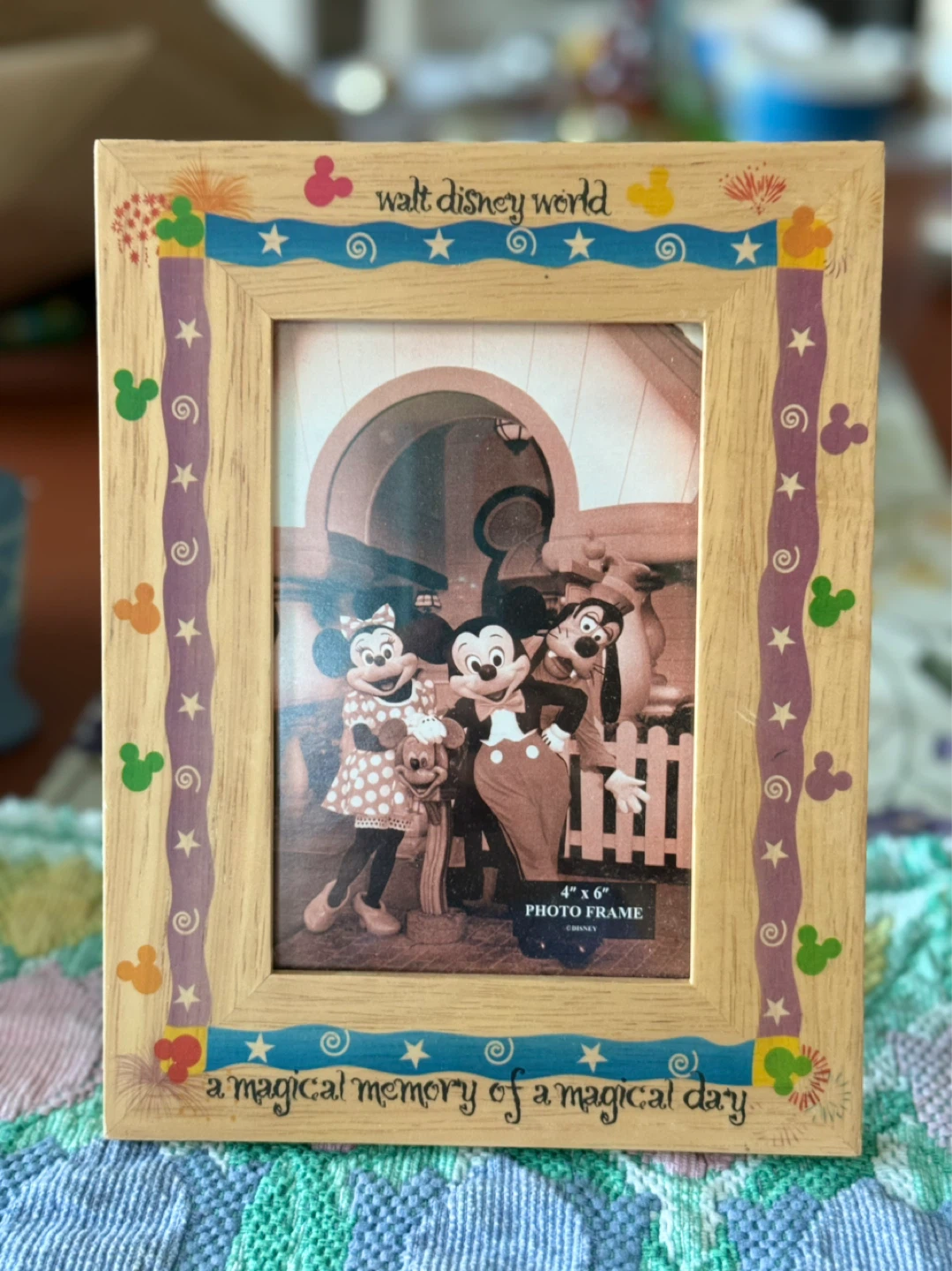 Disney world 3-piece Collection: Frame & 2 Glass Votives