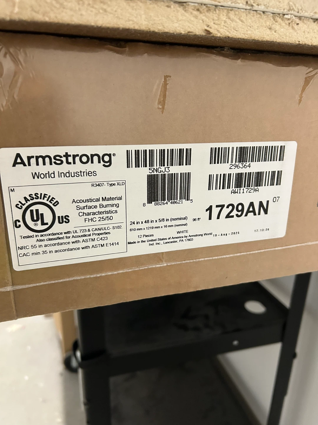 Armstrong World Industries Acoustical Ceiling Tiles - White - photo 2