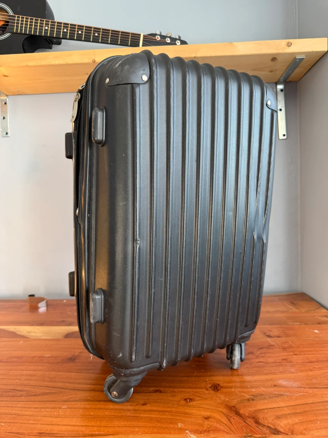 Black Hardshell Carry-On Suitcase - photo 2