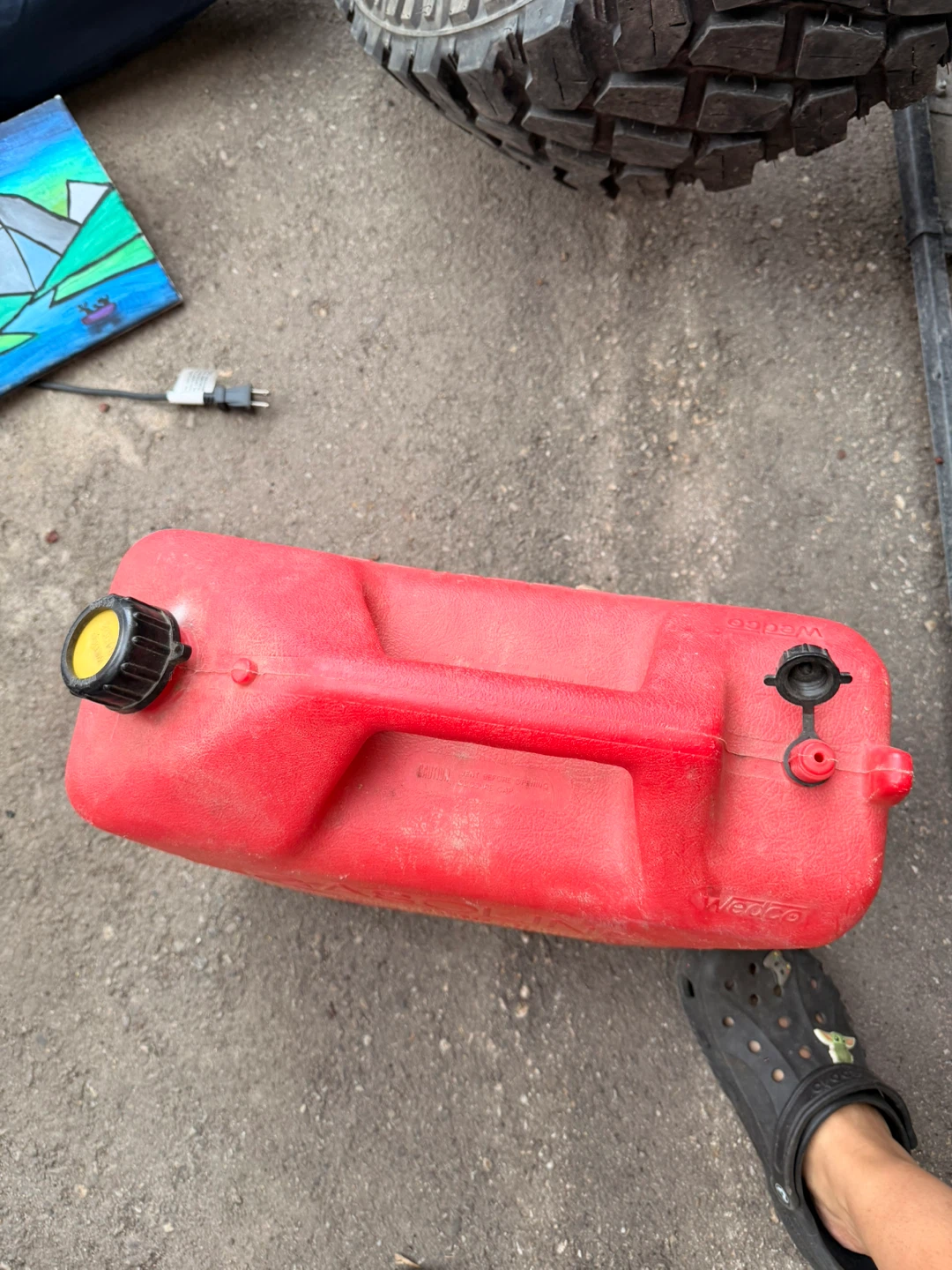 Red 5 Gallon Water/Gas Can - photo 2