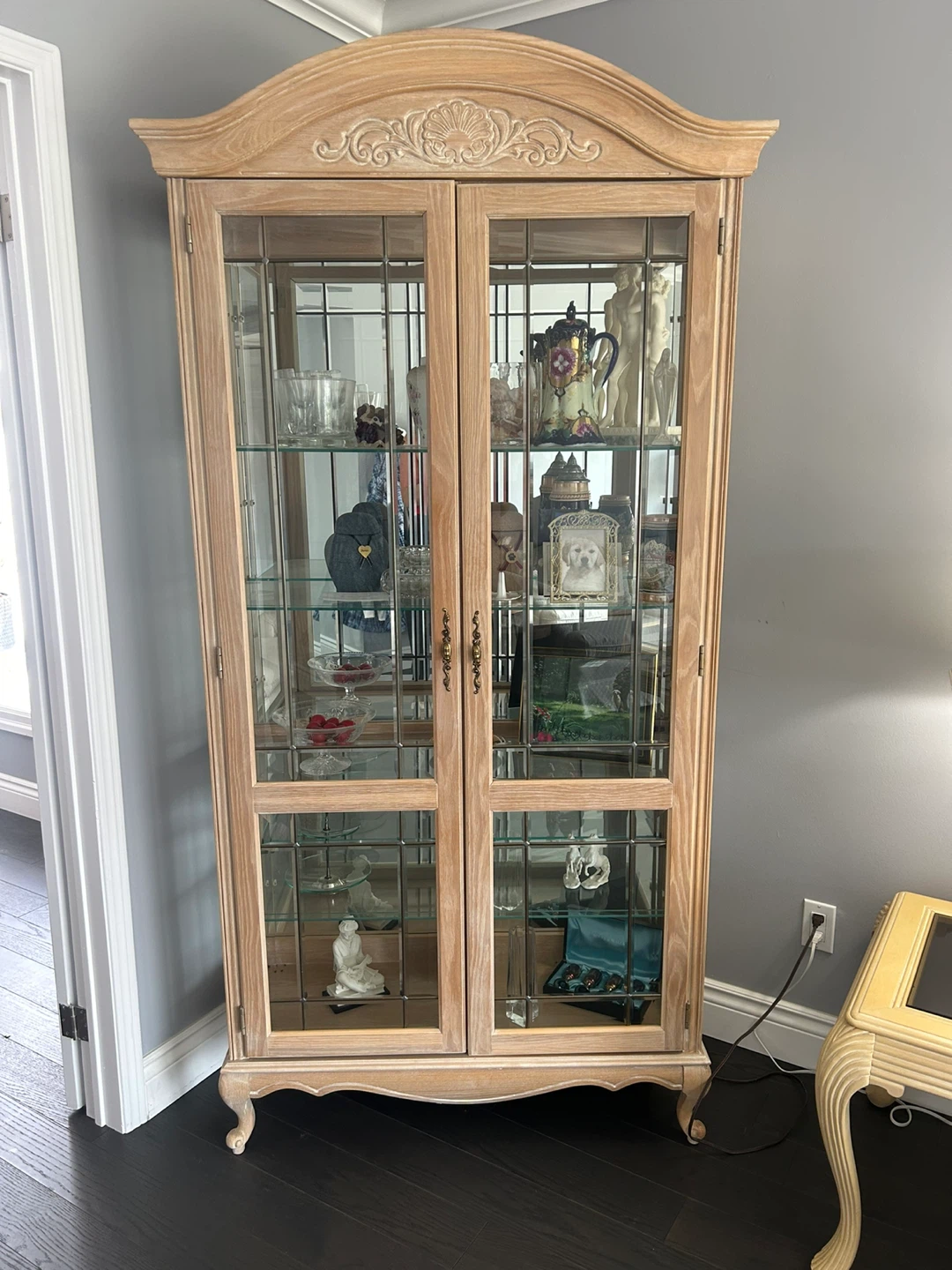 Dining Table, Hutch Set with Chairs, - photo 5