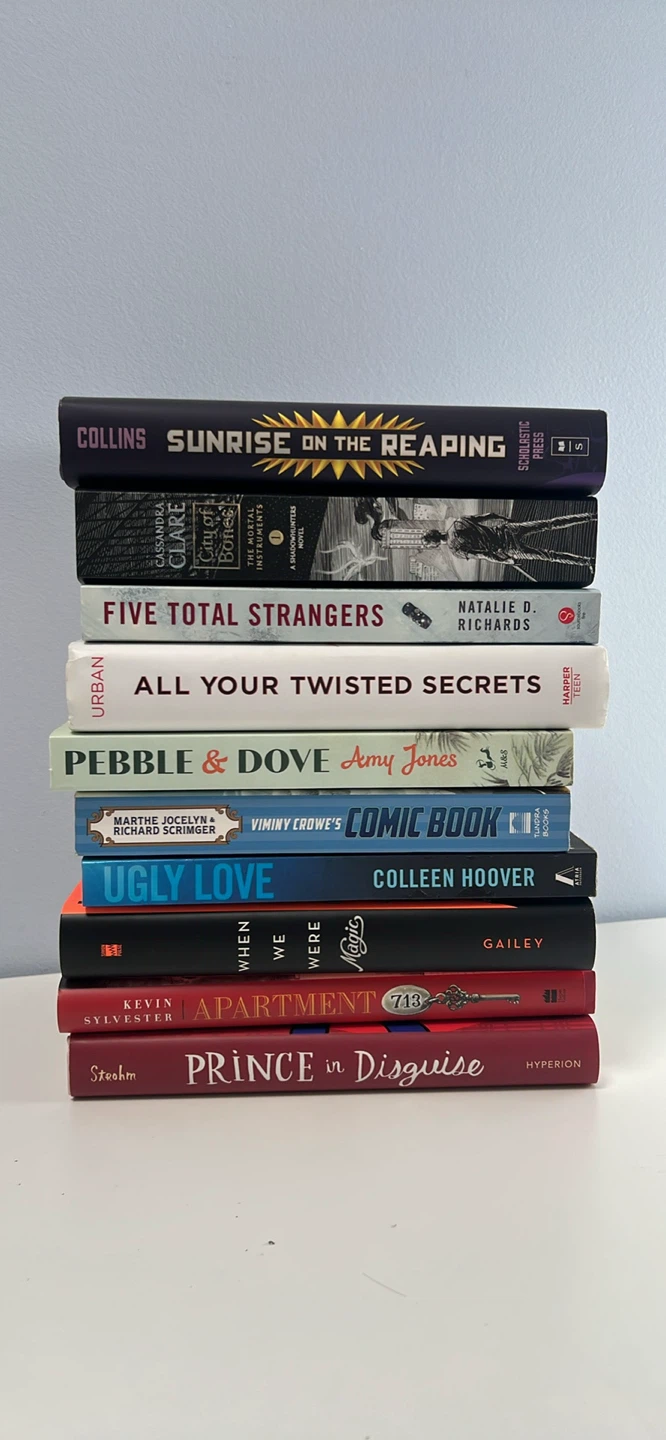 Stack of 10 Young Adult Paperback Novels