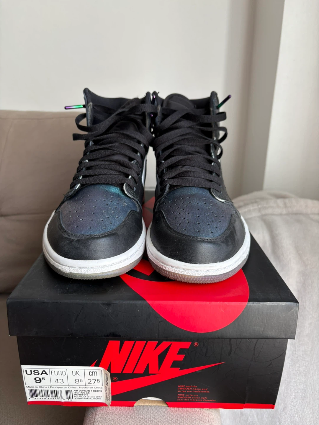 Jordan 1 Retro All-Star Chameleon (2017) size 9.5 - photo 2