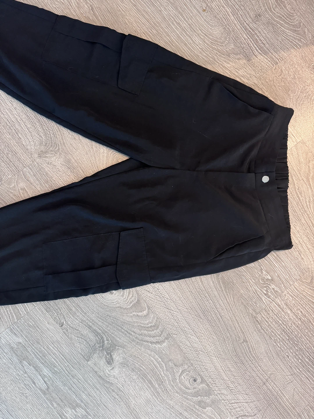 ZARA Black Cargo Pants Size M - photo 3