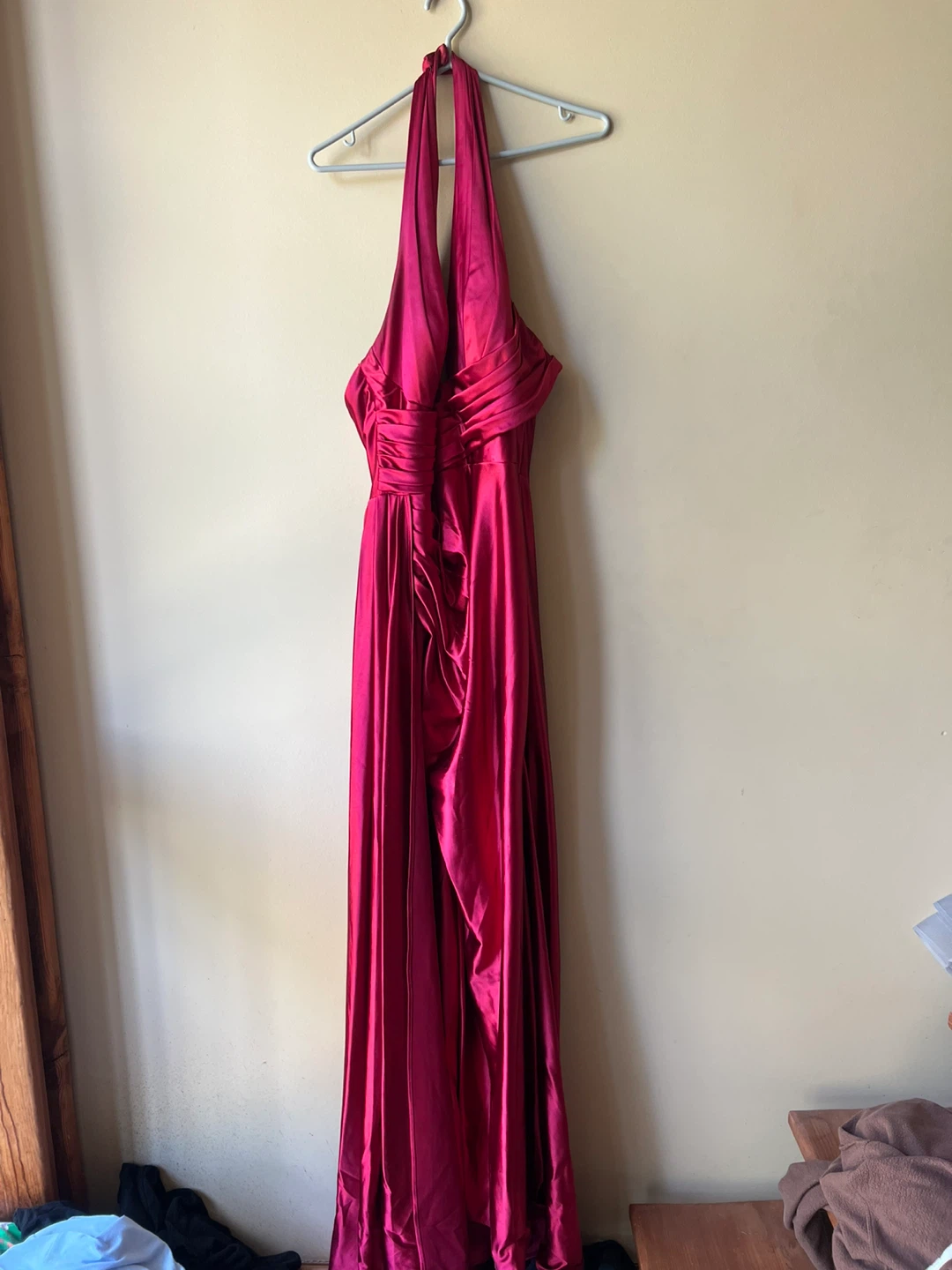 Red Halter Prom Dress - XL - photo 2