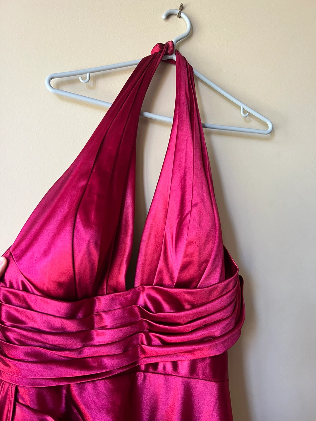 Red Halter Prom Dress - XL - photo 4