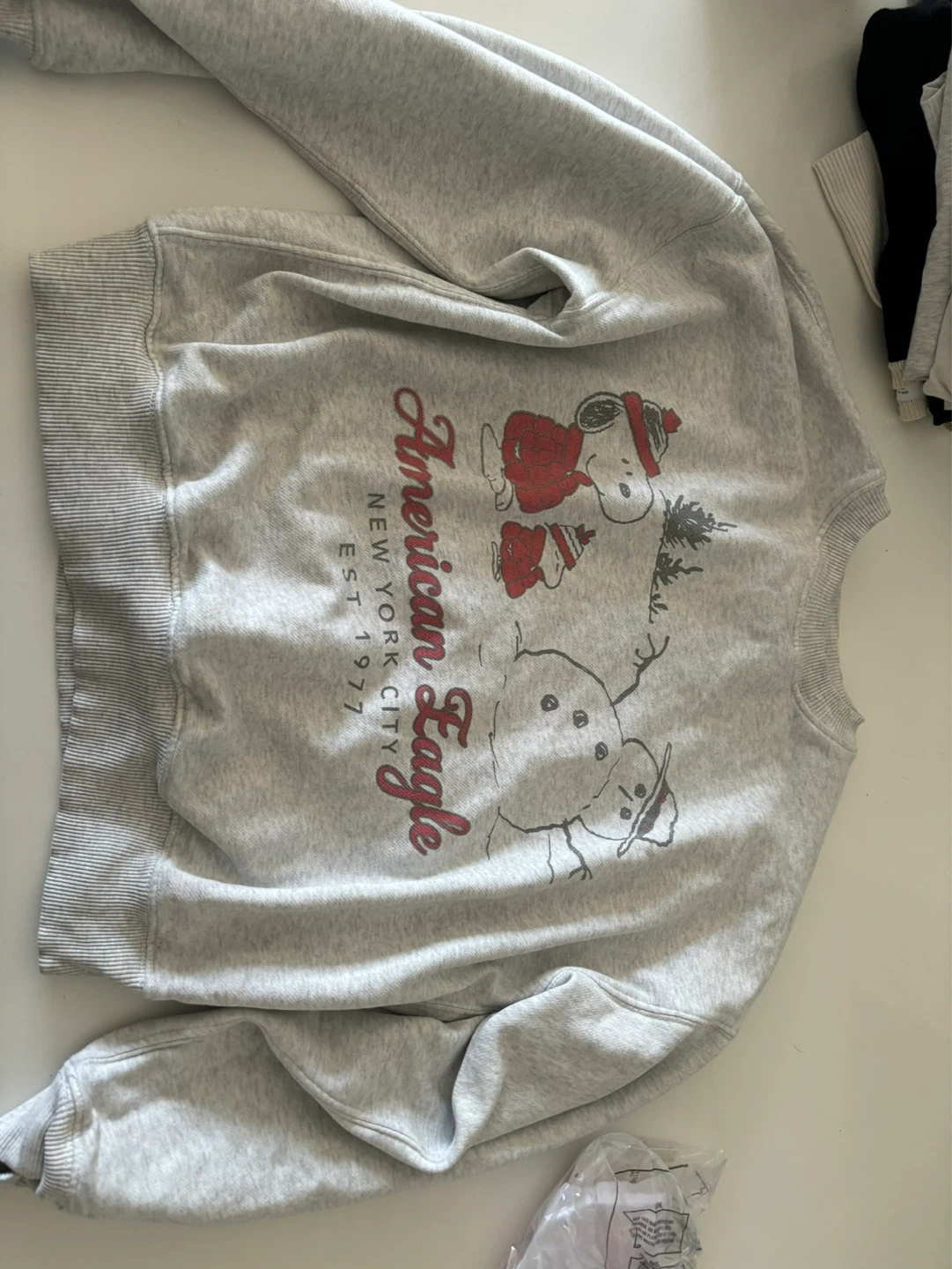 American Eagle Snoopy Crewneck Sweatshirt XXS