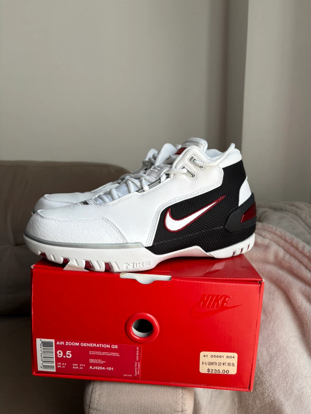 Nike Air Zoom Generation Retro Debut 2023 size 9.5